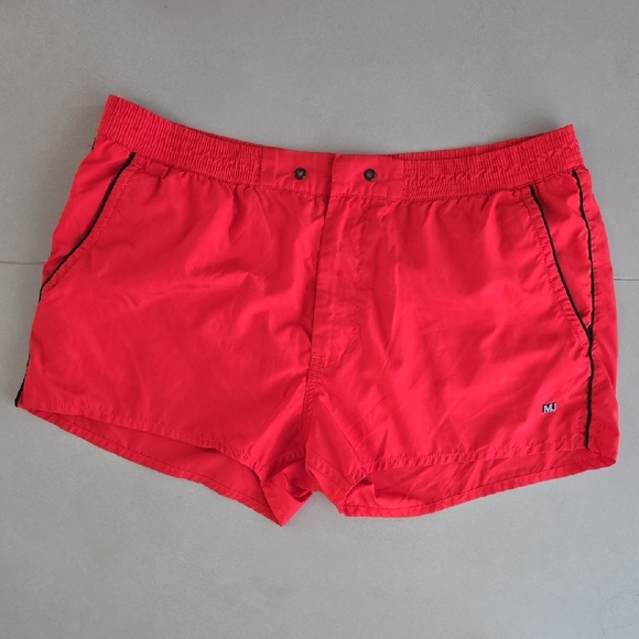 Marc By Marc Jacobs Red Athletic / Swim Shorts Size XL - Picture 1 of 4